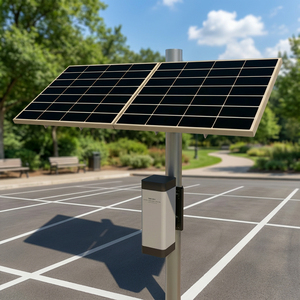 Kit Solar de Silicio Monocristalino con Controlador MPPT y Batería de Iones de Litio de 100 Ah para Monitoreo en Exteriores - Product Image 2