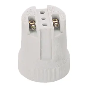 Peru socket with bracket cable bulb base manufacturer fuzhou bulb holder with clamp bulb socket porcelain