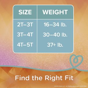 Pampers 100% Vente en Gros Culottes d'apprentissage jetables Easy Ups pour Filles 4T-5T en non-tissé avec côtés à déchirure facile - Product Image 4