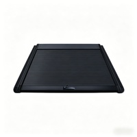 Volet roulant en aluminium à ouverture en 3 étapes Pro-Series avec LED intégrée, compatible avec Navara D22 D23 D40 Ranger Hilux 5.0-5.4ft Cargo Box Lid