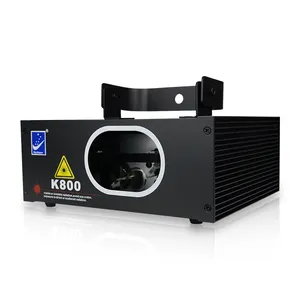 Büyük kepçe K800 DMX disko lazer ışığı kırmızı yeşil sahne ışıkları DJ kulübü muhteşem ışık gösterisi için