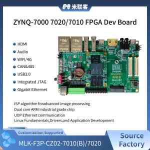 Carte de développement FPGA ZYNQ 7000 SOC XC7Z020 MLK-F3P-CZ02 avec OS DDR3 512 Mo EMMC 16 Go pour communication haute vitesse MLK-F3P-CZ02-7010 - Product Image 2