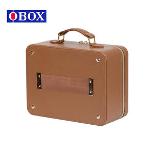 Trousse de Maquillage Grande Capacité Imperméable Ultra Légère Extensible Marron Maillard Poignée Souple Printemps 2024 - Product Image 5