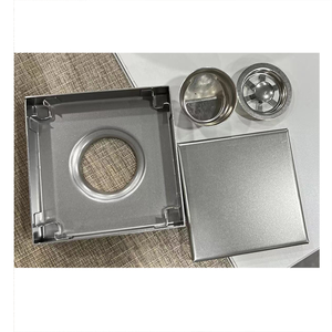 Nhà Máy Giá 20*20Cm 304 Thép Không Gỉ Sàn Bẫy Cống Nhanh Chóng Nước Outlet Đen Quảng Trường Thoát Nước Sàn - Product Image 6