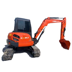 Mini-excavatrice KUBOTA Kx163 en bon état, chenilles en caoutchouc, 6 tonnes, excavatrice d'occasion Kubota 163 Kx161 Kx163 kx165 à vendre - Product Image 3