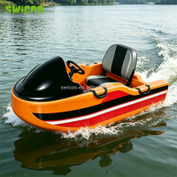 Bateau à réaction électrique 15KW 72V 90Ah, kart aquatique, bateau de dérive sur lac, kart aquatique pour location en parc aquatique sportif