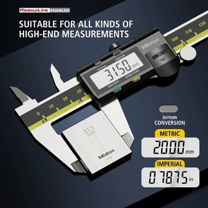 Calibrador <span class=keywords><strong>Vernier</strong></span> <span class=keywords><strong>Digital</strong></span> Mitutoyo de Japón, 0-150 200 300 mm, Calibrador de Acero Inoxidable de Alta Precisión, 100% Original - Product Image 2