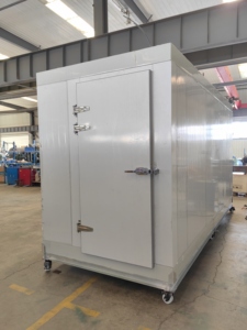 Chambre froide mobile personnalisée, chambre de congélation +10 ℃   à -35 ℃   pour les produits de la mer et la viande surgelés - Product Image 5