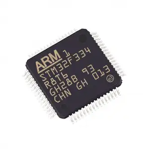 Fengtai 심천 100% IC 전자 주식 STM32F334 LQFP-64_10x10x05P 연결 라인 마이크로 컨트롤러 IC MCU STM32F334R8T6