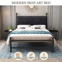 Base de Cama Metálica Resistente, Plataforma Estable, Sin Ruido, Sin Deformación, Mueble Duradero para Dormitorio
