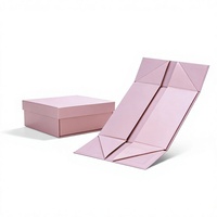 Boîte cadeau pliable en forme de livre, fermeture magnétique à clapet, design rigide moulé intégralement, commande personnalisée acceptée