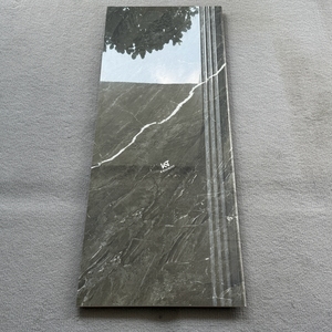 <span class=keywords><strong>Carrelage</strong></span> <span class=keywords><strong>de</strong></span> sol en porcelaine effet marbre noir brillant 470x1200mm pour escaliers et marches, design moderne <span class=keywords><strong>de</strong></span> luxe antidérapant pour intérieur <span class=keywords><strong>de</strong></span> villa - Product Image 1