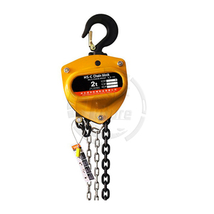 Ağır manuel caraskal 1 Ton 2 Ton 3 Ton 5 Ton 10 Ton zincir kasnak blok kaldırma malzeme taşıma ekipmanları - Product Image 4