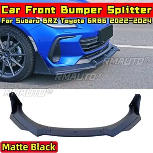 <b>For</b> Subaru BRZ Toyota GR86 2022-2024 Body Kit Front Bumper Lip Carbon Fiber Look DC Style Front Bumper <b>Diffuser</b> <b>Car</b> Accessories - Product Image 2