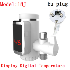 Vendita calda a manico singolo rubinetto elettrico a parete per acqua calda con doccia Hotel uso a foro singolo installazione IPX4 impermeabile - Product Image 4
