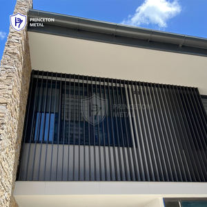 Outdoor Durable Modern Architectural Powder Caoting Exterior Aluminum Batten Facade Wall Panel <strong>System</strong> - Product Image 2