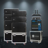 Enceintes Line Array Passives en Bois Double 10 Pouces LS3(4+2) Série LA, Aimant Ferrite 700W Mono Audio XLR/Speakon, Garantie 3 Ans