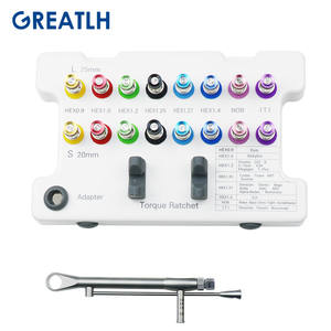 Fabrieksprijs 16 Stuks Kleurrijke Tandheelkundige Implantaat Momentsleutel Universele Set Voor Tandheelkundige Apparatuur - Product Image 2