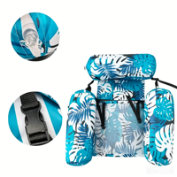 Hamac flottant gonflable de haute qualité, pliable, imprimé, avec dossier, personnalisable OEM pour fête au bord de la piscine