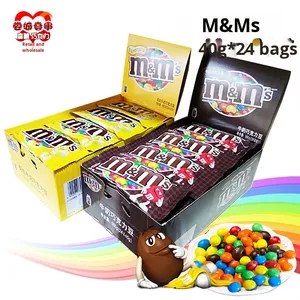 Snack Asiatico Più Venduto: Caramelle al Cioccolato al <span class=keywords><strong>Latte</strong></span> M&MS (40g) - Dolciumi Esotici al Cioccolato - Product Image 1