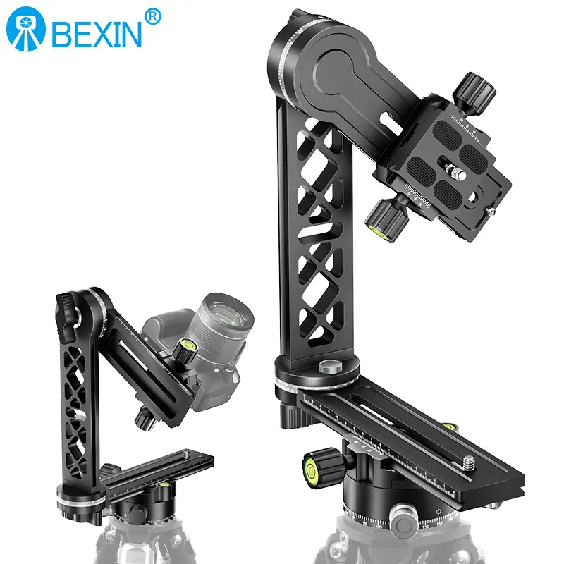 BEXIN Aluminium 720 Hình Ảnh Toàn Cảnh Khóa Tự Động Xoắn Ma Trận Ba Chiều Đầu Bóng Góc Khác Nhau Cho Camera Ba Chân