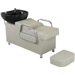 Chaise de lavage de cheveux Kelly, mobilier de salon, fauteuil de barbier, lit de shampooing inclinable - Product Image 6