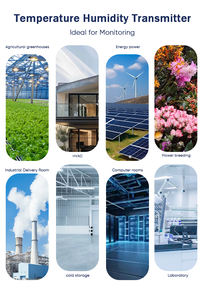 RS485/WiFi/LoRaWAN беспроводной датчик влажности температуры-настенный для теплицы и промышленного использования - Product Image 6