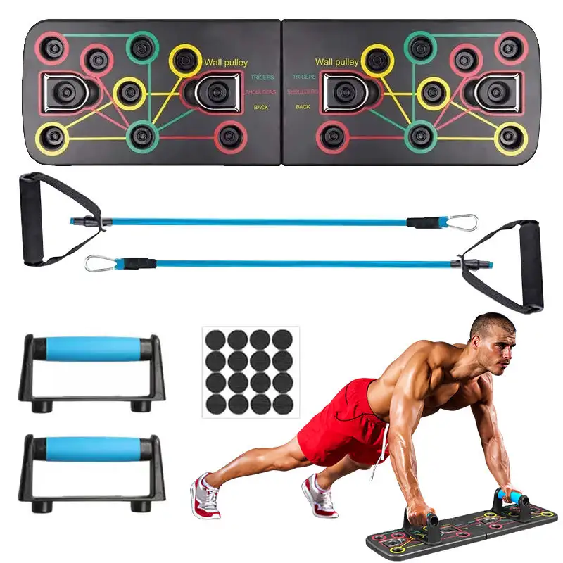 Placa de entrenamiento ABS ajustable abdominales Fitness Board Gym Set Body Building Fitness