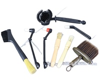 Brosse de nettoyage à la vapeur pour machine à café, plastique noir