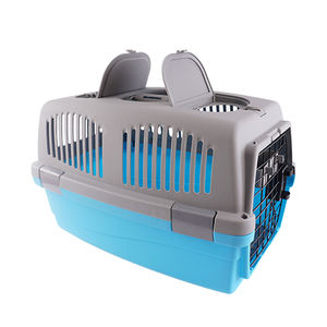 Cage pour chien en plastique S M L XL <span class=keywords><strong>XXL</strong></span>, transporteur pour animaux de compagnie, valise de transport pour chien sur roulettes - Product Image 6