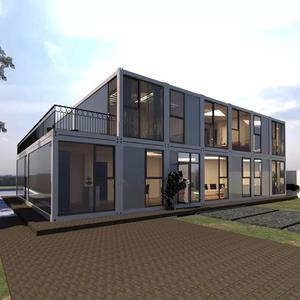 Casa pequeña prefabricada de lujo, casa Modular de 2 pisos, fácil de montar, moderna, China - Product Image 5