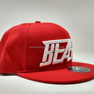 Hot bán tùy chỉnh 3D thêu phẳng vành Đỏ Hip-Hop Hat gorras, Bán Buôn 6 Bảng điều chỉnh đồng bằng Snapback <span class=keywords><strong>cap</strong></span> cho nam giới - Product Image 4