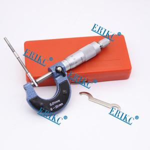 ERIKC Injektor Großhandel Hartmetall <span class=keywords><strong>0</strong></span>-<span class=keywords><strong>25mm</strong></span> Messbereich Außen-Digitalmikrometer Schraubmessgerät - Product Image 4