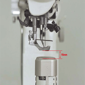 中古工業用ミシンJukisPLC1710-7カラムカーシングルニードルロックステッチマシン自動糸トリミング - Product Image 5