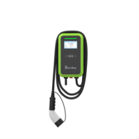 Connecteur mural AC BISEN BS-EV 7-22kW pour chargeur de véhicule électrique avec sortie 32A et câble de 5 m pour station de recharge de véhicules électriques