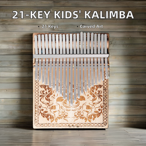 <span class=keywords><strong>Kalimba</strong></span>-Piano à doigts en bois massif, instrument de musique portable, pour enfants, 21 touches - Product Image 2