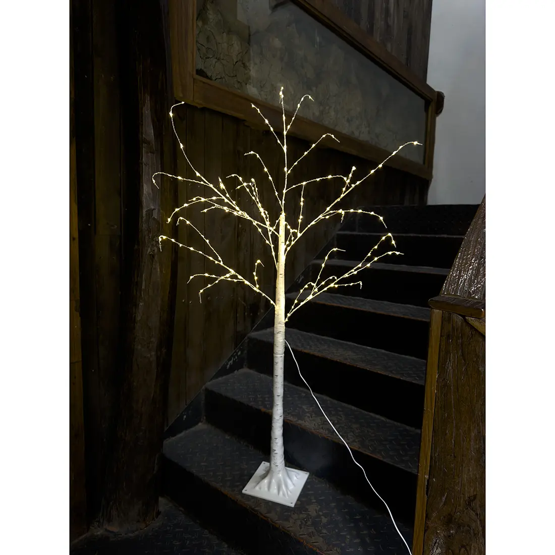 Di alta qualità all'aperto fata in fibra ottica di illuminazione natale albero Led luce rami luci