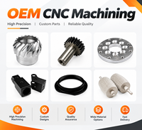 Composants de robots usinés par CNC et pièces de quincaillerie de tour, usinage de pièces non standard en aluminium avec traitement de surface par anodisation