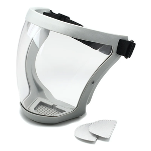 Máscara de Protección <span class=keywords><strong>Facial</strong></span>, Protector <span class=keywords><strong>Facial</strong></span> Completo Transparente, Pantalla Protectora <span class=keywords><strong>Facial</strong></span>, Accesorios de Cocina - Product Image 1