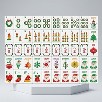 Tuiles de Mahjong en Acrylique MUZHENG, Design Moderne et Luxueux à Quatre Couches, Idéales pour les Casinos et les Rassemblements Décontractés – Vente Chaude