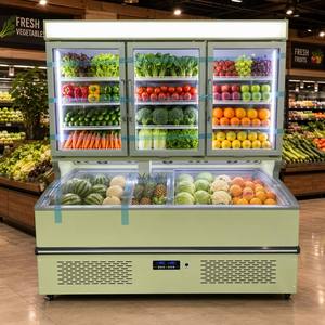 Vetrina Refrigerata per Esposizione di Frutta e Verdura per Supermercati - Product Image 1