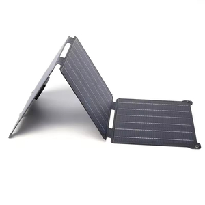 Panneau solaire monocristallin pliable portable à prix direct usine - 120W, 21% d'efficacité, noir, 182mm x 182mm, 520x1570x5mm - Product Image 4