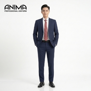 Traje de Hombre ANIMA de Punto Texturizado Moderno, Alta Durabilidad, Resistente al Pelusamiento, Trajes Formales para Recepciones, Comercio al por Mayor - Product Image 1
