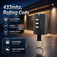 Télécommande de porte de garage 433,92 MHz à code roulant, 3 boutons, ouvre-porte de remplacement, émetteur porte-clés sans fil, interrupteur de commande