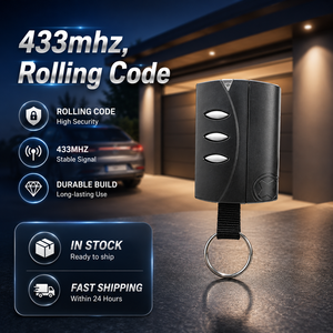 Télécommande de <span class=keywords><strong>porte</strong></span> de <span class=keywords><strong>garage</strong></span> 433,92 MHz à code roulant, 3 boutons, ouvre-<span class=keywords><strong>porte</strong></span> de remplacement, émetteur <span class=keywords><strong>porte</strong></span>-clés sans fil, interrupteur de commande - Product Image 1