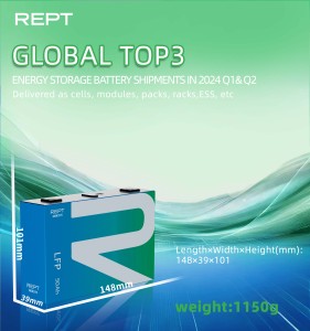 REPT LF50 A-Grade 3.2V Energy Storage System Prismatic Li Ion LFP Lithium Iron <b>Battery</b> <b>Cell</b> Grade LFP50 - Product Image 3