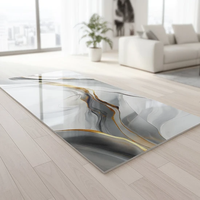 Panneau mural en PVC brillant UV, design moderne personnalisé, imperméable, ignifuge, antistatique, en marbre, pour usage domestique et commercial