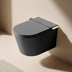 Toilette intelligente avec chasse d'eau intelligente, bidet, élément chauffant, eau chaude, nettoyage, siège <span class=keywords><strong>à</strong></span> fermeture douce, céramique, télécommande - Product Image 5