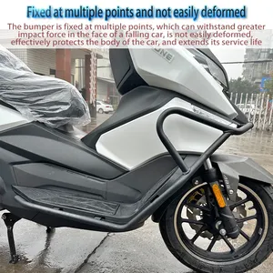 Pare-chocs de moto/scooter en acier épais Zongshen <span class=keywords><strong>Cyclone</strong></span> RT2 – Nouvelle barre de protection avant/arrière anti-chute, garde-corps, silencieux et protection moteur - Product Image 4