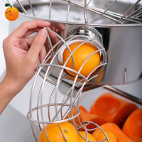 Verticale automatische citruspers met fruitinvoer, zelfvoedende sinaasappelsapcentrifuge voor verse fruitdranken